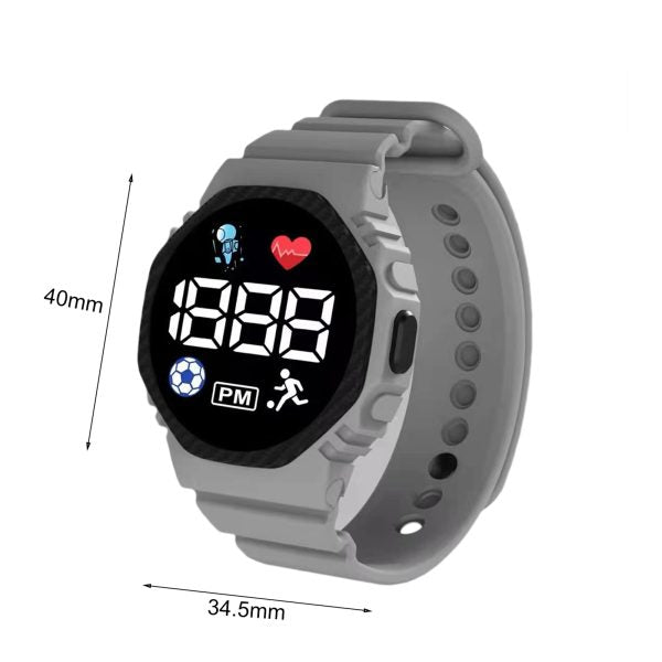 Digital Wrist Watch | Wrist Watch For Men | Wrist Watch For Boys | Wrist Watch For Kids | Best Quality Wrist Watch With Digital Display – Cell Operated Watch – Silicone Watch ( Without Box )