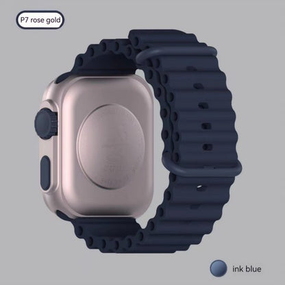 Led Electronic Watch | P7 Rose Gold Marine Band Fashion | Digital Sports Students Children Led Electronic Watch