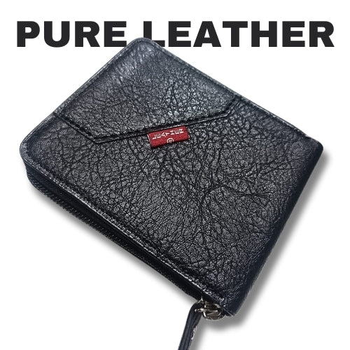 Men’s Daily Use Bifold Zipper Wallet