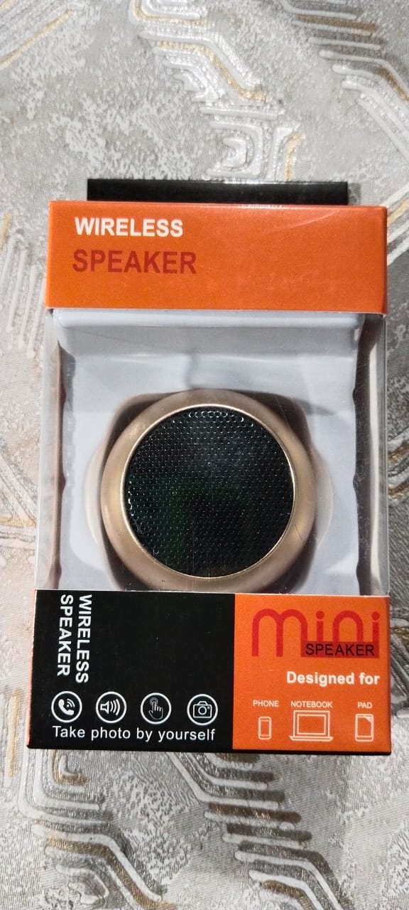 Mini Portable Wireless Bluetooth & Rechargeable Speaker – Wireless Bluetooth Mini Speaker With Card Slot (random Color)