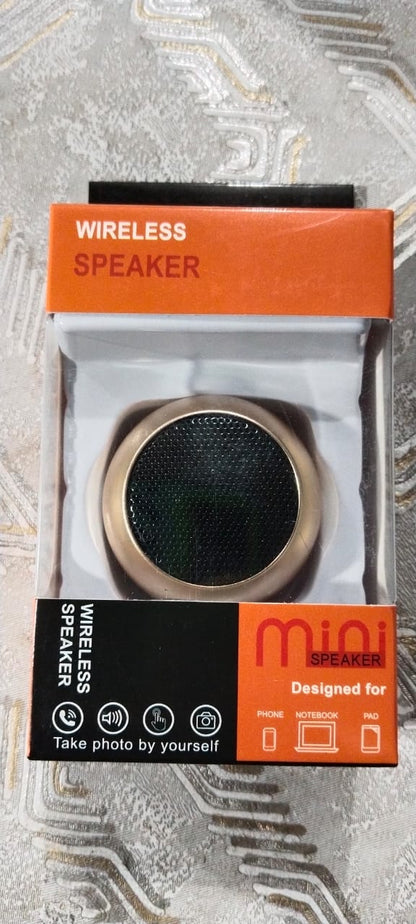 Mini Portable Wireless Bluetooth & Rechargeable Speaker – Wireless Bluetooth Mini Speaker With Card Slot (random Color)