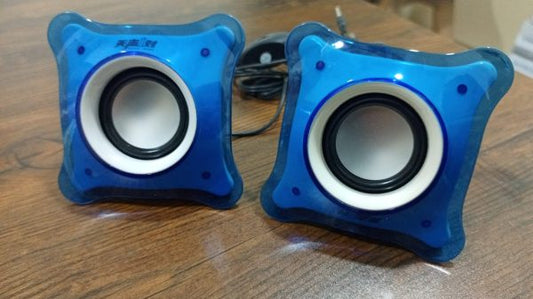 (pair) T12 Mini Multimedia 2.0 Speakers Music Stereo For Computer Desktop Pc Laptop Party Portable Loudspeaker (random Color)