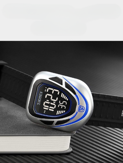 Skmei 1833 Digital Sports Men’s Watch With Led Display, Waterproof, Multiple Time Zones, Stopwatch, Alarm, And Backlight For Outdoor, Sports, And Daily Casual Wear -(without Box) | Smart Watch | Watch | Watch For Boys |