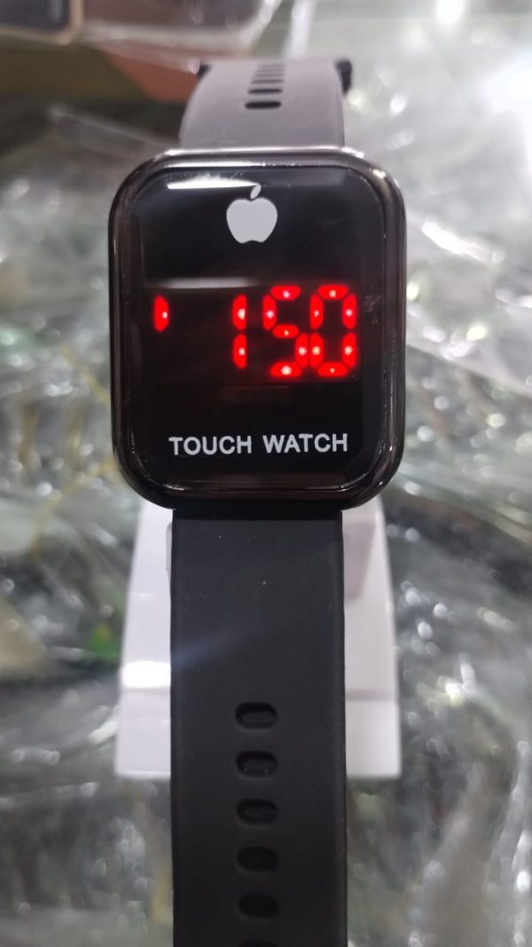 Touch Led Watch Fashion Casual Sports Men’s Watch Touch Smart Led Digital Watches Electronics Wrist Watches For Men Women Square Clock (random Color) Without Box