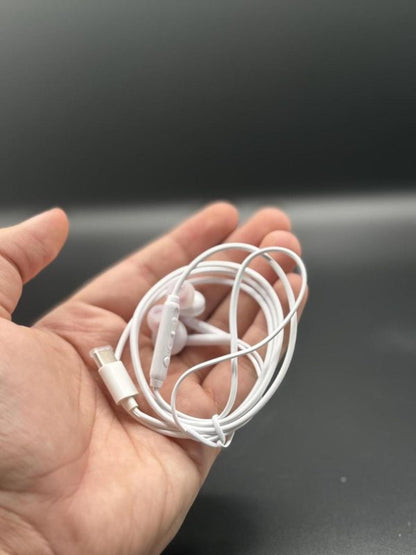 Wired Type-c Earphones With Mic – In-ear Design & Volume Control | Oppo Handfree | Without Box