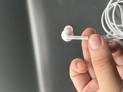 Wired Type-c Earphones With Mic – In-ear Design & Volume Control | Oppo Handfree | Without Box